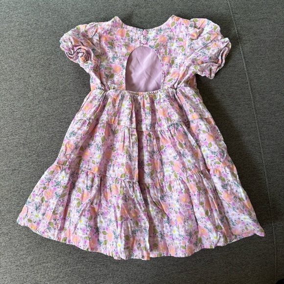 Spring Summer Dresses Floral Bundle Set 3PC Toddler Girl 5T Blue Pink Purple - Picture 6 of 10